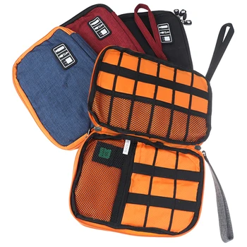 

New Travel Cable Storage Bag Organizer Electronic Digital Waterproof iPad Organizer USB Data Cable Charger Wires Storage Bag
