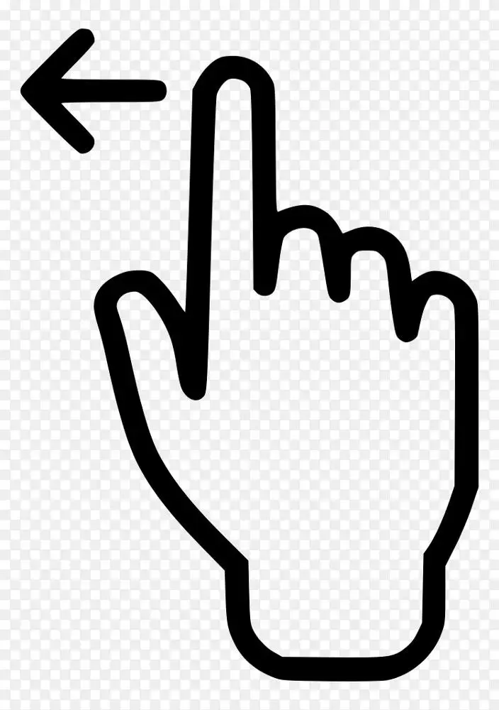 计算机图标手指符号