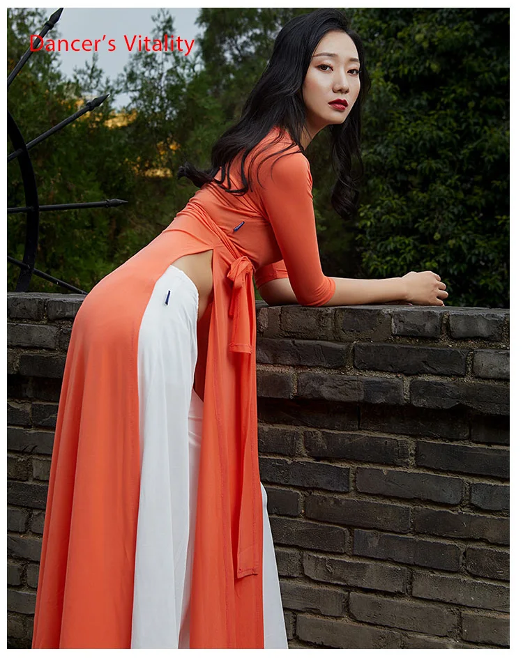 Осеннее новое платье для танца живота для женщин Современный Восточный танец практическая одежда широкие брюки костюм