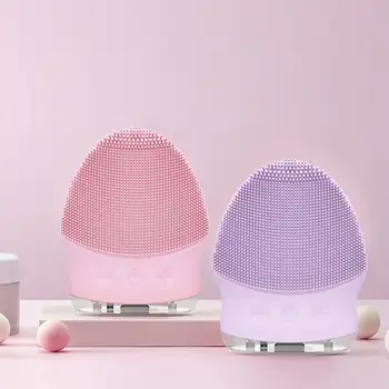 

USB Electric Silicone Face Cleansing Brush Washer Cleansing Massage Skin Tool Brush Care Face Cleaning Face Care Deep P7J8