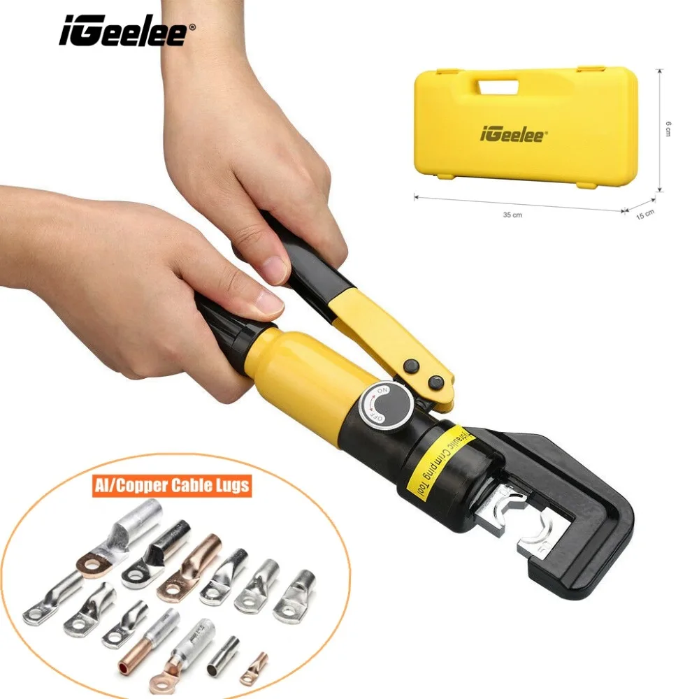 iGeelee Hydraulic Crimping Tool Hydraulic Crimping Plier Hydraulic Compression Tool YQK-70 Range 4-70MM2 Pressure 5-6T (19)