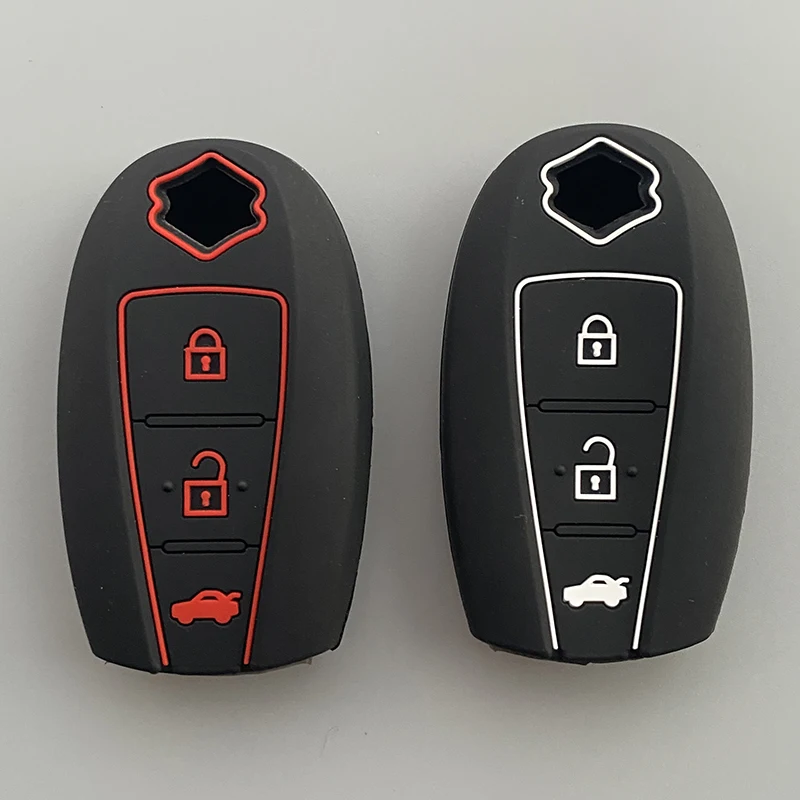 Silicone Rubber Key Cover Case Shell Protector For Suzuki Vitara Swift