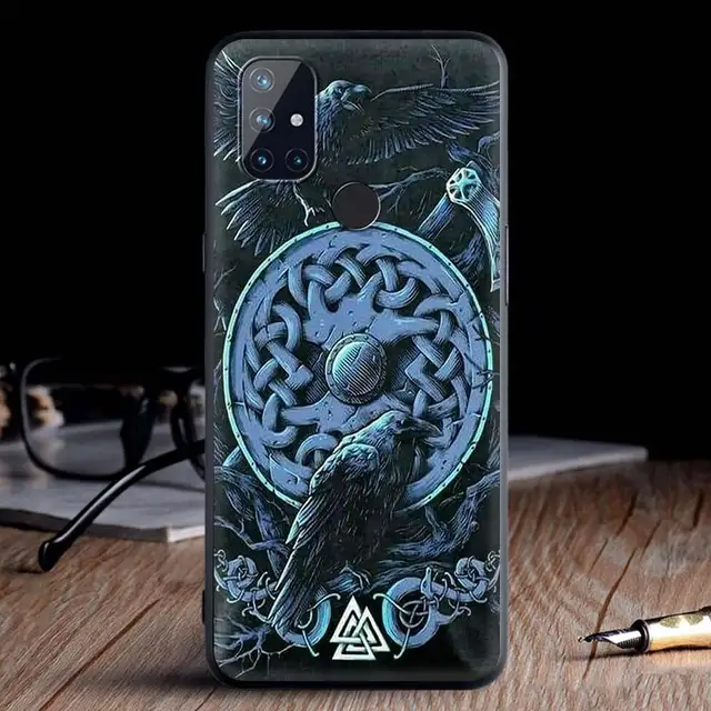 For OnePlus 8 Nord 7Pro Case For One Plus Z N10 5G 8T 7 Pro n100 7T 6T Full Protection Soft Phone Cover Viking Vegvisir Logo Sac B08