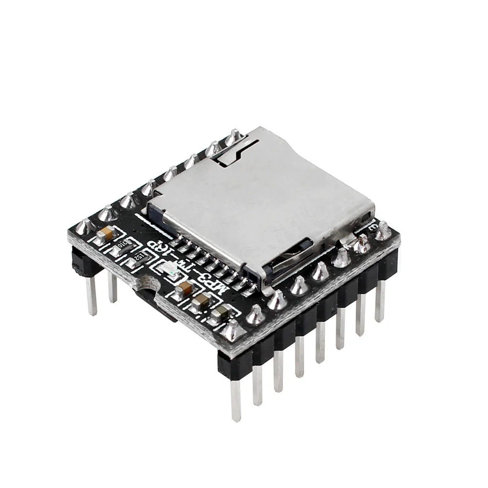 TF карта U диск Mini MP3 DFPlayer плата Аудио голосового модуля Расшифровка WAV WMA для Arduino