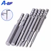 A-BF 4mm Magnetic Hexagon Screwdriver Bits Tips S2 Material Screwdriver Drill Hex Bit High Strength Strong Screw Driver Bits Set ► Photo 1/6