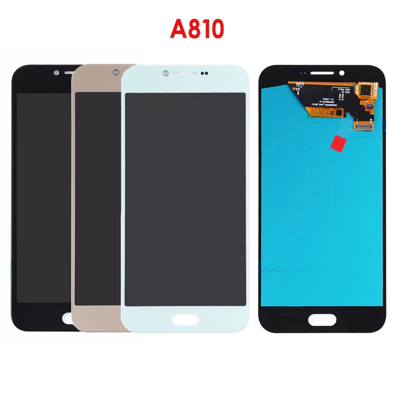 

100% Tested OLED lcd For SAMSUNG Galaxy A8 2016 A810 Lcd Display Screen Touch Screen Digitizer Assembly parts
