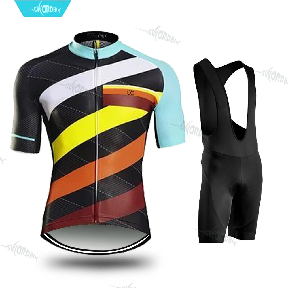 

Pro Team Cycling Jersey Set Road Bike Racing Uniform Men Clothing Biking Clothes Short Sleeved Summer Wear Ropa Ciclismo Maillot