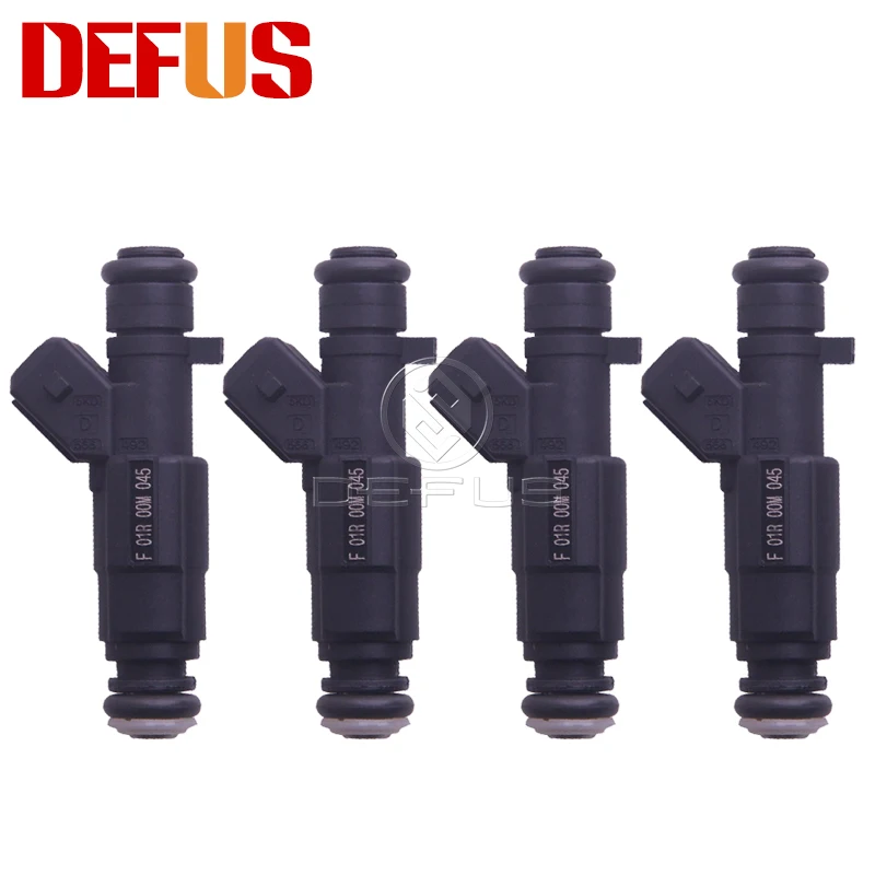 

DEFUS 4pcs Fuel Injector Nozzle OE F01R00M045 For Petrol Gasoline Car Injection Values Brand NEW Auto Parts Flow Matched Tested