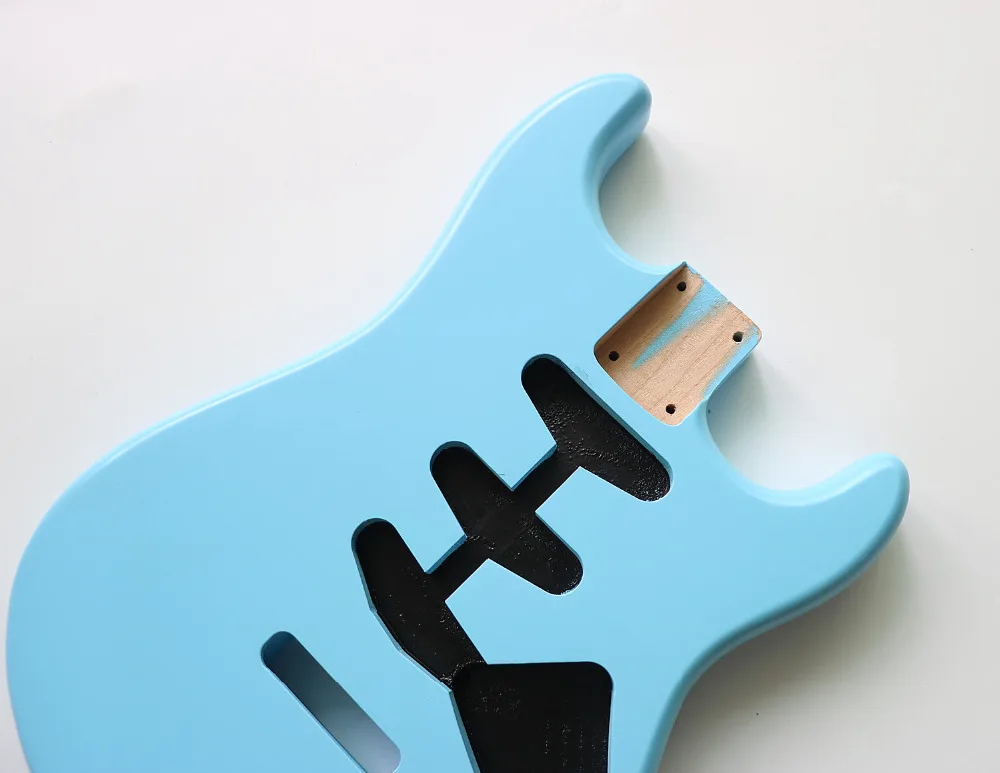 Nitro Готовые DIY SSS Sonic blue ольха ST гитары тела для SSS ручной работы электрогитары наборы