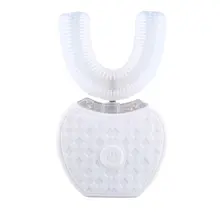 U Форма силиконовый 360 градусов Sonic зубная щётка автоматический Электрический Зубная щётка для отбеливания зубов интеллигентая(ый) силиконовый Зубная щётка