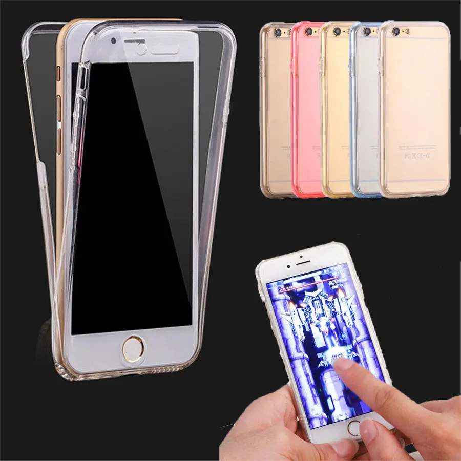 For Samsung Soft TPU 360 Silicone Cover Cases Huawei P8 P9 Lite Case for iPhone 5 5S SE 6 6S 7 Plus Protector Phone | Мобильные