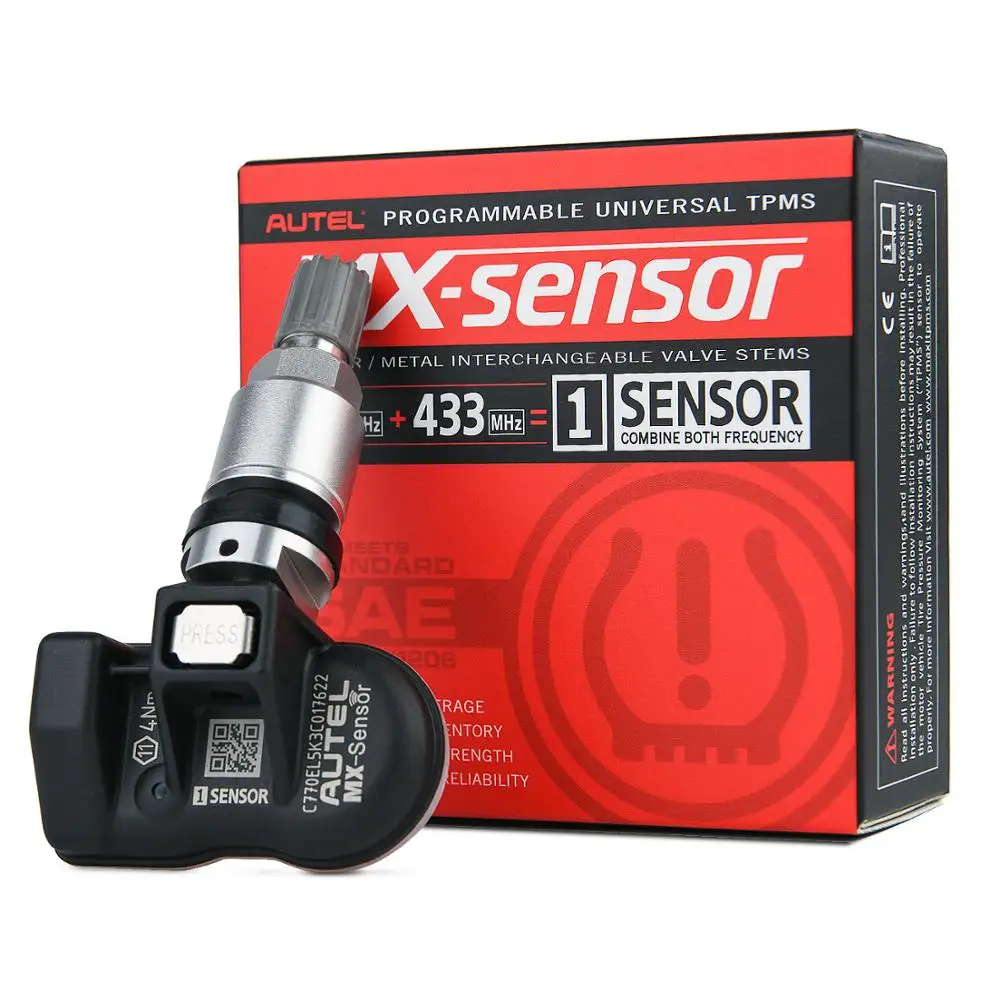 Autel MX Sensor 433mhz/315MHZ 2 в 1 TPMS инструмент для ремонта шин автомобильные аксессуары TS501