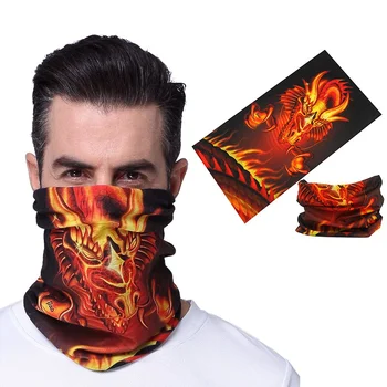 

Face Scarf Bandana Rave Balaclava Men&Women Neck Gaiters for Dust Wind Motorcycle Magic Comfortable Breathable Casual Scarf