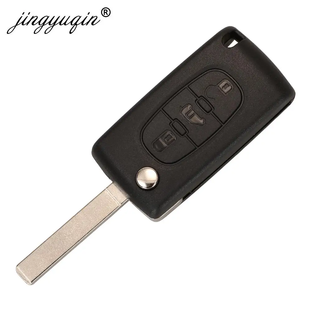 3BTN Flip Remote Van Car Key for Peugeot Partner Expert Citroen Berlingo Dispatch (Van) Folding Ce0523 ce0536 HU83 VA2