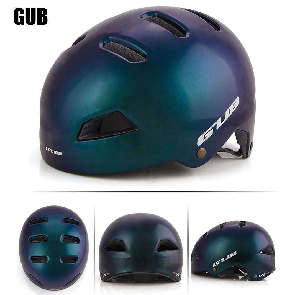 Adult Ultralight Skating Cycling Helmet Skateboard Scooter Head Gear Safety Hat w/ Removable Liner for Cycling Mountain Climbing