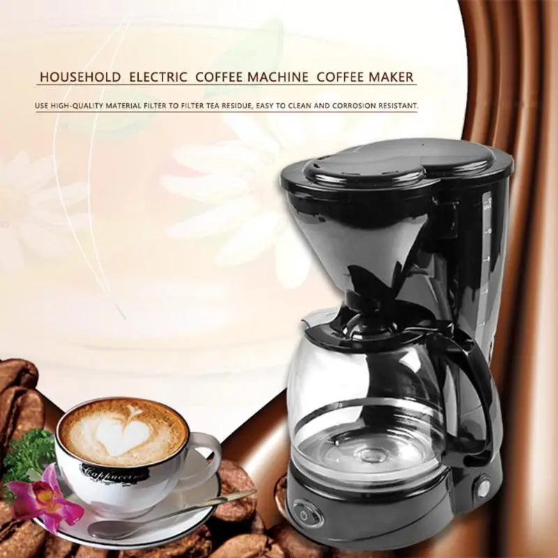 Бытовой электрический Кофе Машина Эспрессо Кофе чайник гейзерная кофеварка для офиса капельного Кофе Кофеварка Кухня Приспособления 220V