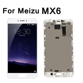 

Tested For Meizu MX6 LCD Display+Touch Screen Panel Digitizer Assembly with Frame For Meizu MX6 LCD Display Frame