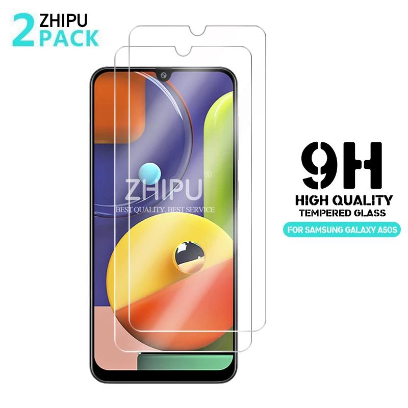 2 шт закаленное стекло для Samsung Galaxy A50S A30S A20S A10S протектор экрана 9H | Мобильные