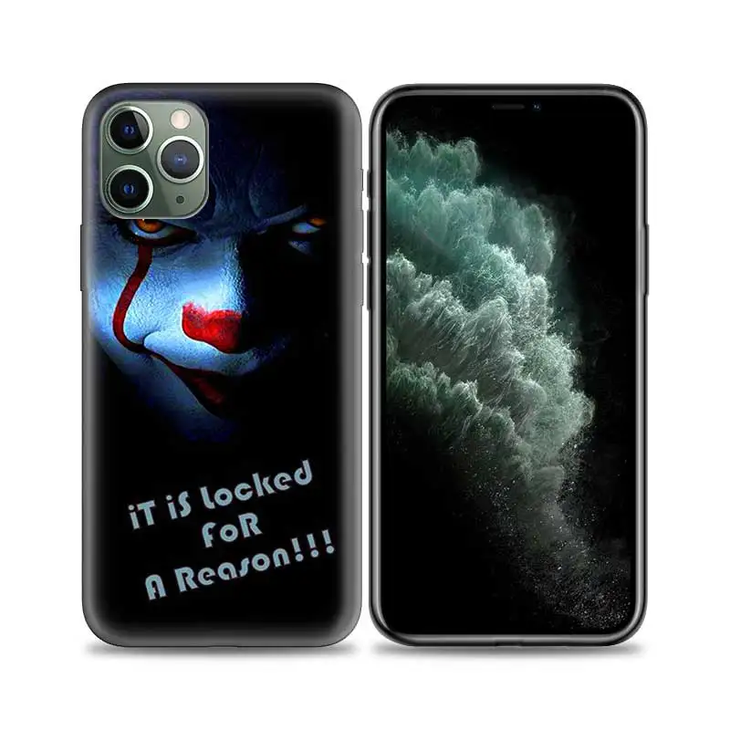 Pennywise клоун ужас чехол для Apple iphone 11 Pro XS Max XR X 7 8 6 6S Plus 5 5S SE 5C Мягкий ТПУ чехол для телефона - Цвет: B04