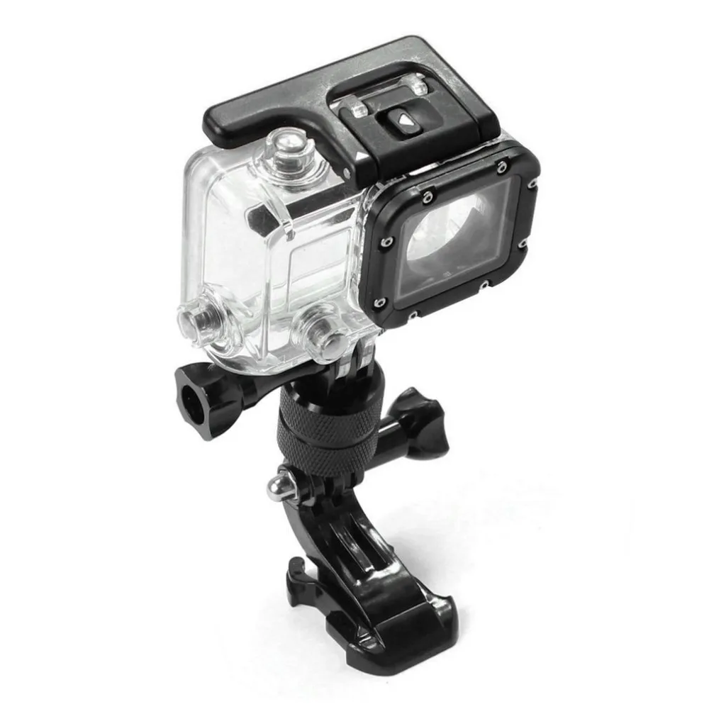 Алюминиевый сплав вращение на 360 градусов база штатив держатель для Gopro 1 2 3+ 4 камера Универсальная шарнирная опора кронштейн фиксированный адаптер