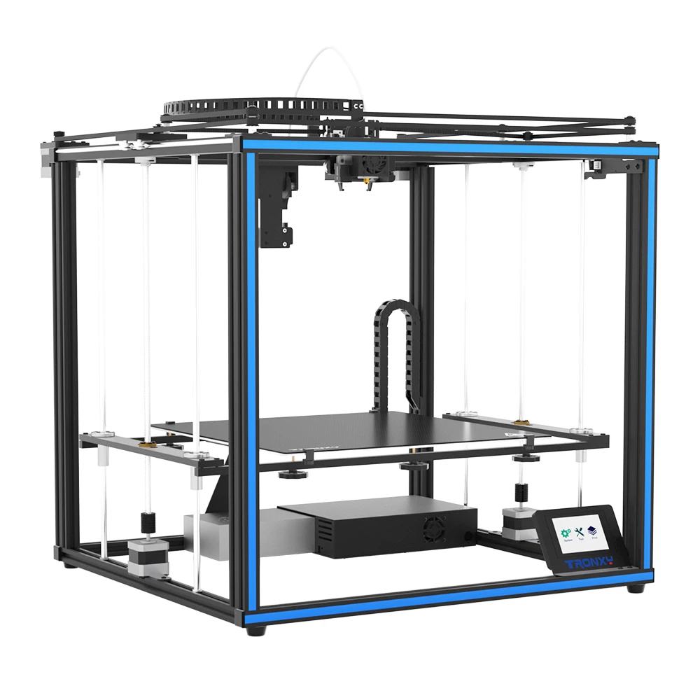 TRONXY X5SA-400PRO 3D Printer Hotbed Size 400*400mm DIY Kit Multi-function Quiet Drive Guide Rail Bowdon Titan Extruder industrial 3d printer