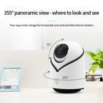 

Wireless IP Camera 720/1080P Infrared Night Vision Voice Call Home Security Surveillance WiFi Camera Support 128G PTZ