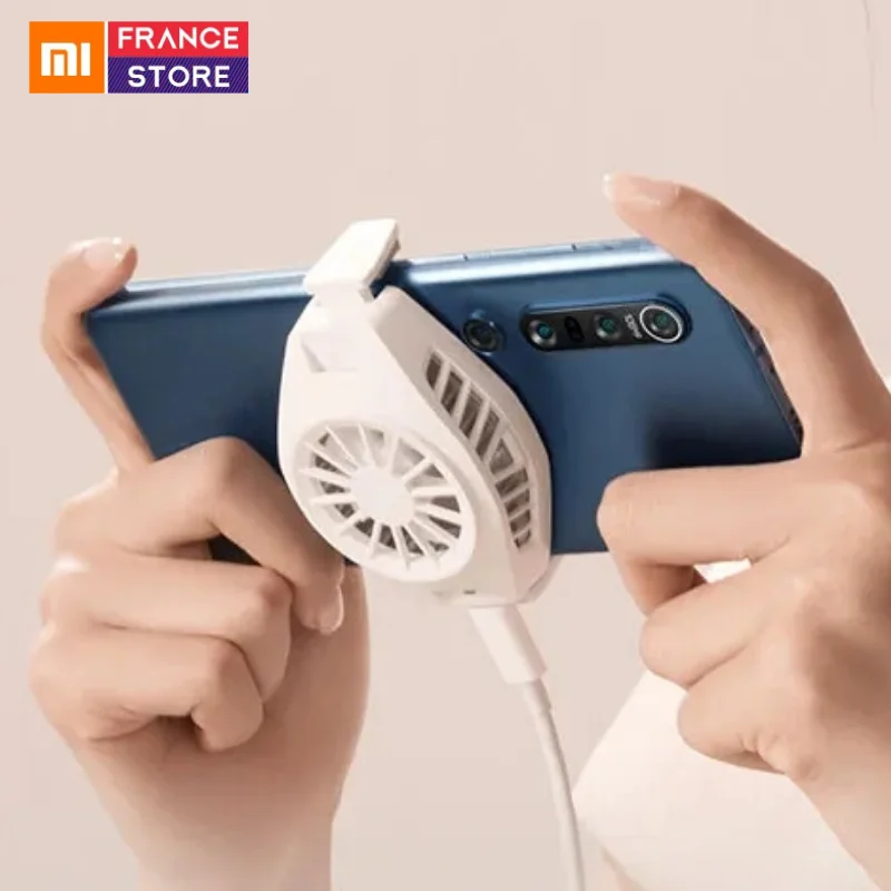 Новый Xiaomi кулер для телефона вентилятор портативный держатель вентилятора