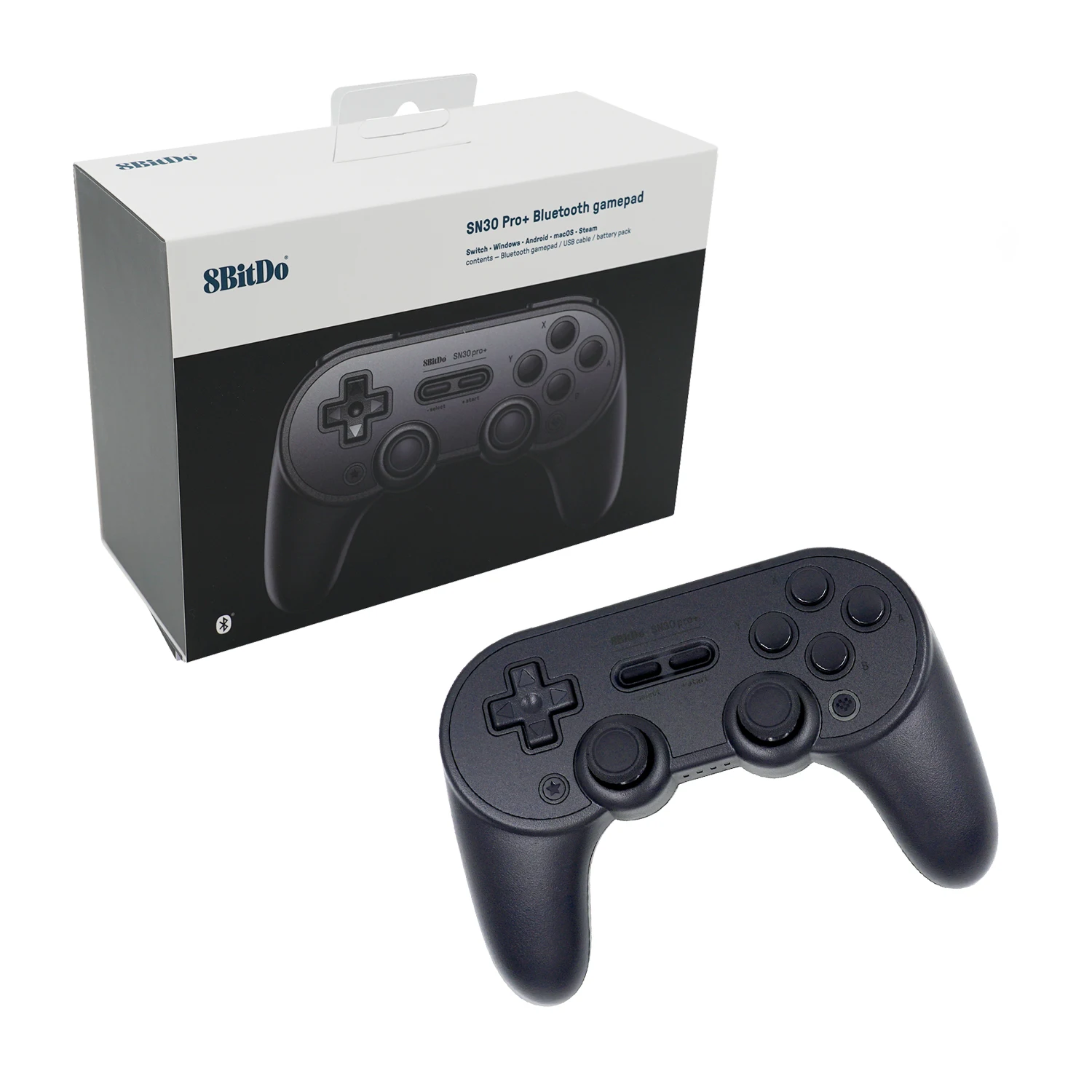 8Bitdo SN30 Pro+ для Bluetooth геймпада Android джойстик ПК игровая консоль перезаряжаемая для пульта дистанционного управления/Windows/для Raspberry Pi