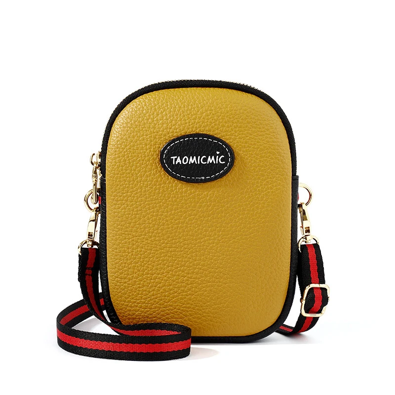 Мини-сумка на плечо, милые повседневные сумки для монет, сумка-мессенджер, Женская универсальная сумка для ключей, кошелек для монет, одноцветные сумки, простой женский клатч - Цвет: Золотой