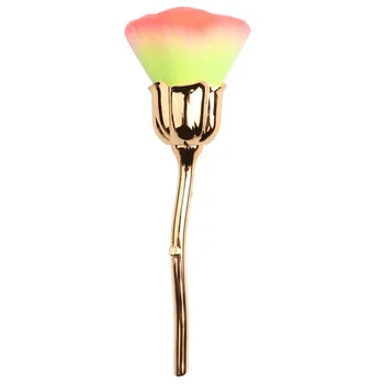 

by dhl 100pcs Nail Art Dust Brush For Manicure Rose head brush Blush Powder brushes Fashion Gel Nail Accessories new
