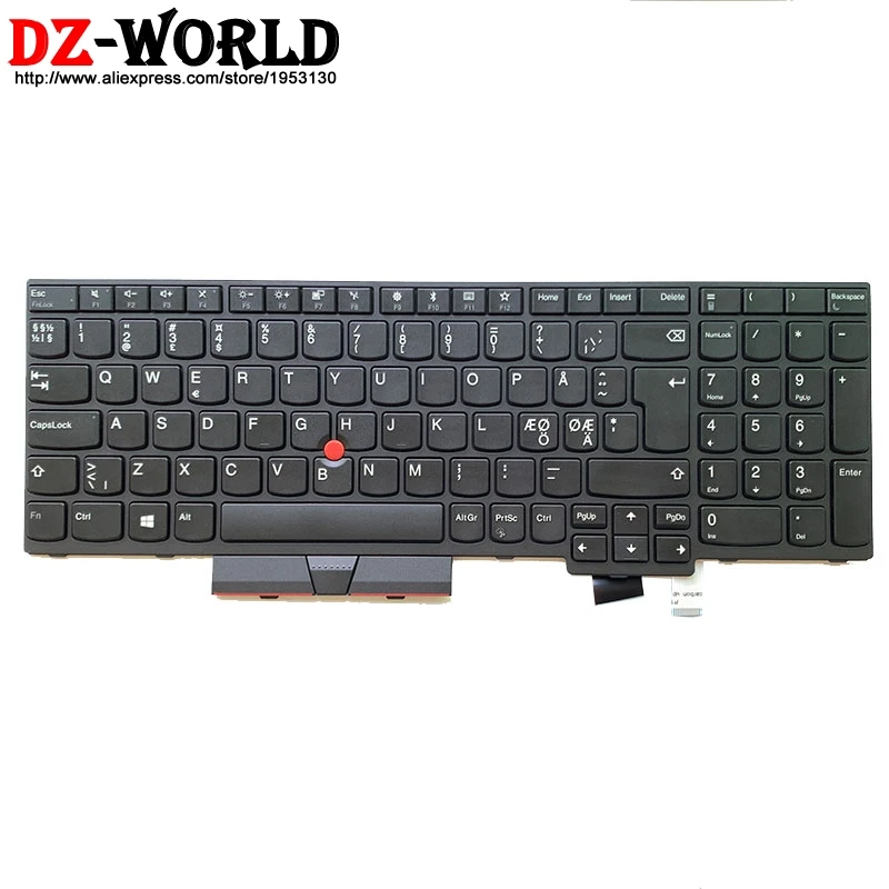 Новая/Оригинальная клавиатура NDC для ноутбука Lenovo Thinkpad T570 P51S T580 P52S Teclado 01ER540 01EN968 |