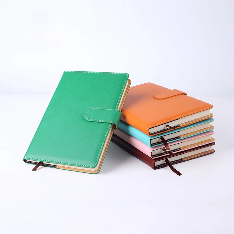 

2020 Planner A5 Paper PU Leather Notebook With Button Daily Memos Filofax Office Professional Planner Book Business Stationery