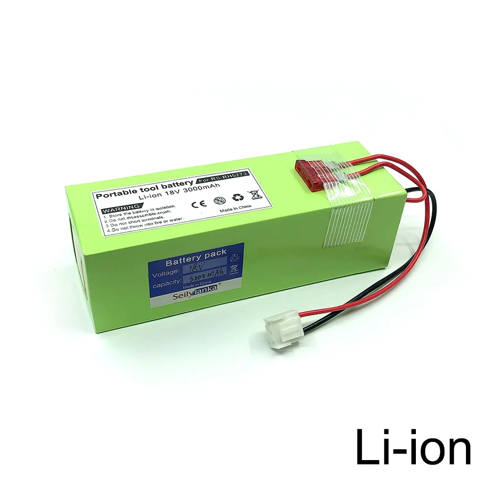3000mAh для Rowenta 18V Air Force Экстремальный вакуумный литий-ионный аккумулятор RS-RH5273 RSRH5273 RH8812WH RH8813WH RH8815WH RH8817WH