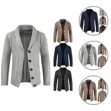 

Popular Men Cardigan Regular Single-breasted Stylish Male Knitted Cardigan Sweater Men Sweater