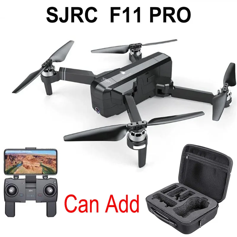 В наличии SJRC F11 Pro GPS бесщеточный Радиоуправляемый Дрон вертолет Квадрокоптер с Wifi