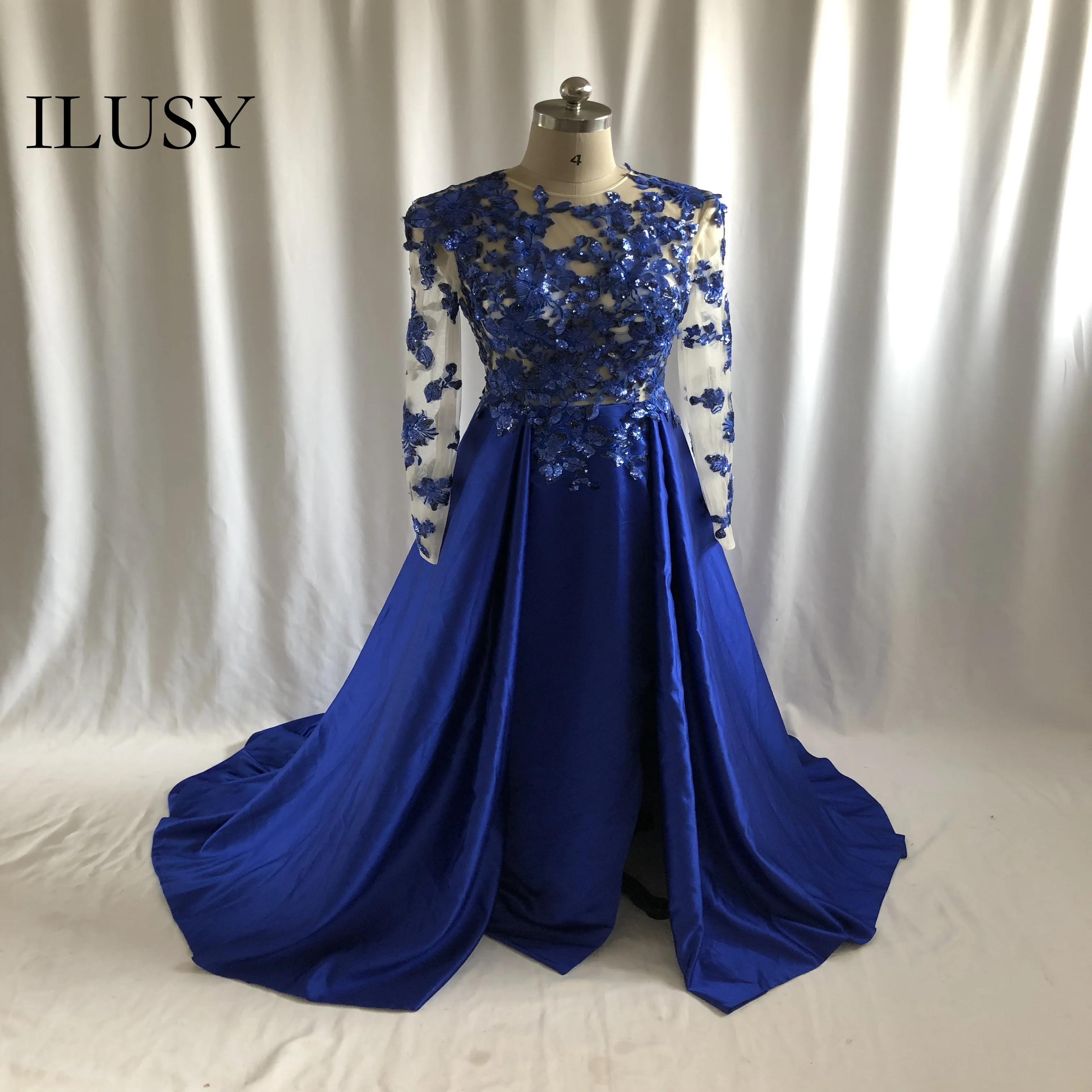 blue soiree dresses