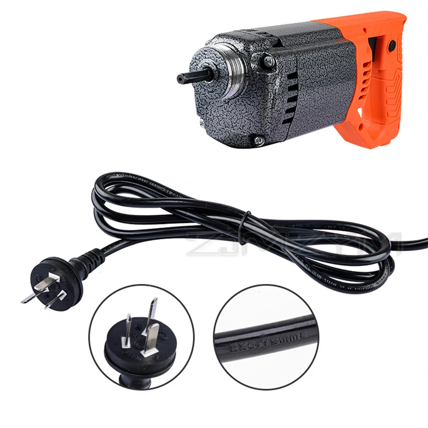 Фото Z1D-50-1L 220V 1250W ручной вибратор для уплотнения бетона пластинчатого + 1,5 м вибрирующее копье промышленный Портативный подключаемого модуля Вибратор для уплотнения бетона №4