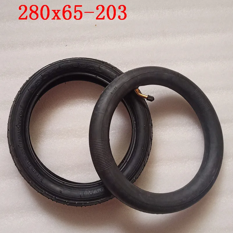 280X65-203 дюйм; Шины 280X65-203 коляска/кресло-каталка/Jogger Передняя и задняя внутренняя камера колеса - Цвет: tube and tyre