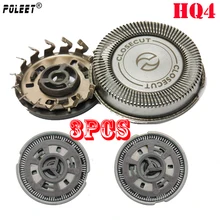 Poleet 3 шт. сменная бритвенная головка HQ4 для philips HQ56 HQ55 HQ3 Reflex Plus HQ6843 HQ300 HQ64 HQ916 CloseCut бритвенное лезвие