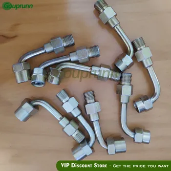 

Free shipping!!! oil tube conversion joint common rail injector connect joint to the common rail tube, bent oil tube pipe