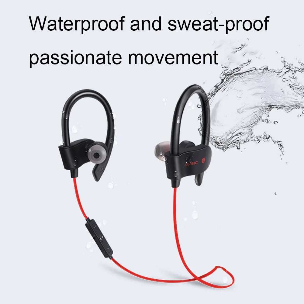 Bluetooth наушники шейные беспроводные наушники-вкладыши бас стерео наушники спортивные наушники для бега с микрофоном для всех мобильных телефонов