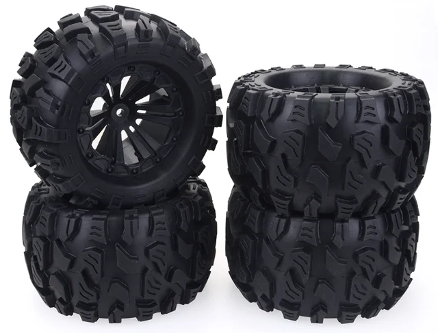 1/10 New Truck Wheels 4 Pcs Zd Racing 6638n 1/10 Monster Truck Wheels Tires  For Hpi Hsp Savage Xs Tm Flux Zd Racing Lrp - Parts & Accs - AliExpress