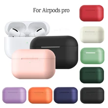 Silicone Case For airpods pro 2019 TWS Bluetooth Wireless Earphone Liquid cover For air pods 3 pro Shockproof Skin Accessories