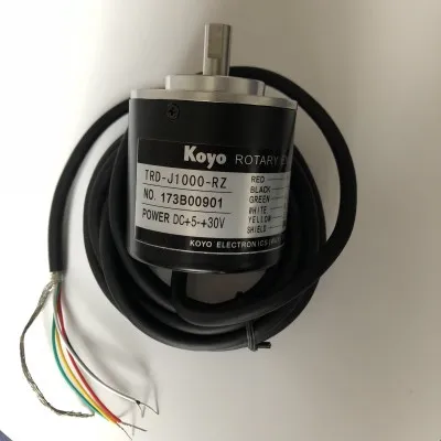 

50mm Incremental optical rotary encoder 8mm shaft TRD-J500-RZ resolution 100 200 360 500 1000 pulse Push pull output