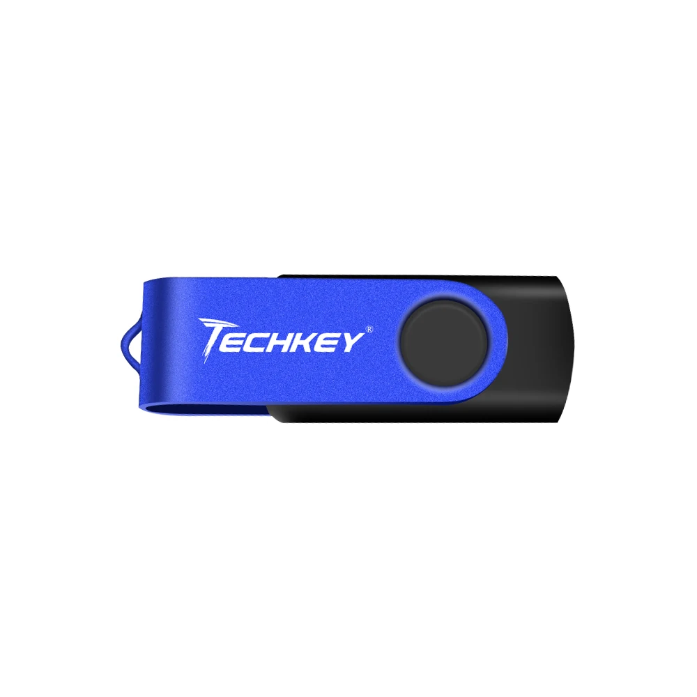 Blue TECHKEY USB флеш-накопитель смартфон 4 ГБ 8 ГБ 16 ГБ 32 ГБ флеш-накопитель memoria Cel stick - Цвет: Blue
