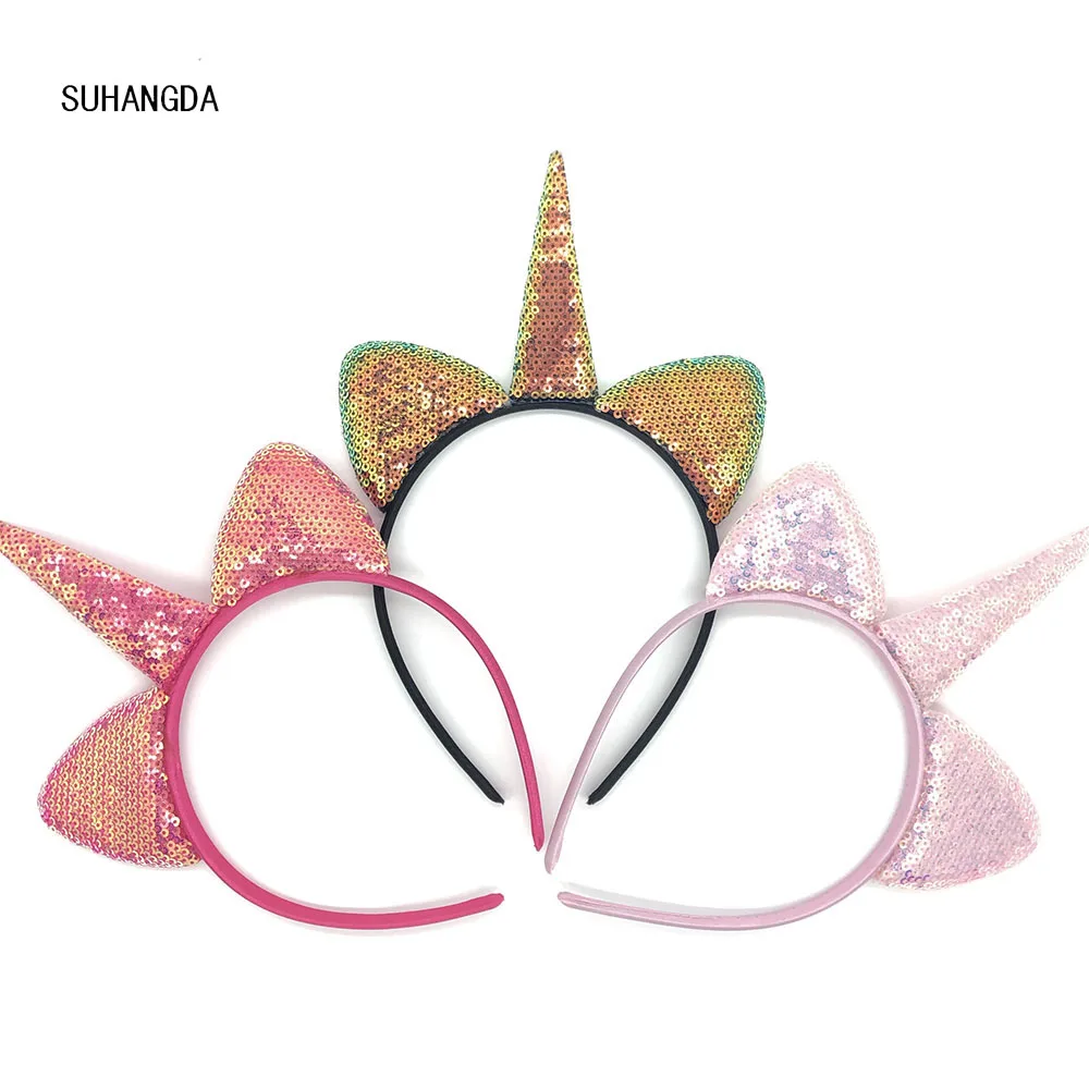 

Cute Girls Cat Ears Cute Unicorn Headbands Children Headwear Photo Props Party Hair Hoop Hairbands Kids Hair Accessories