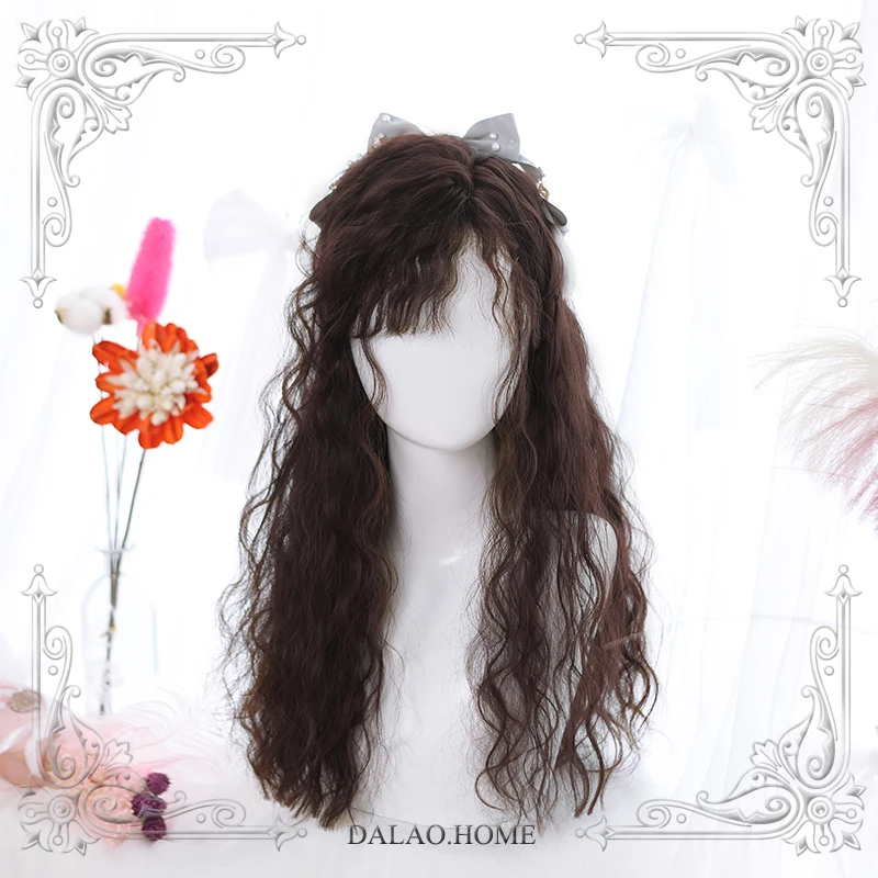 

High Quality Multi-Colored Soft Girl Lolita Sheep Curly Fluffy Egg Roll Wig