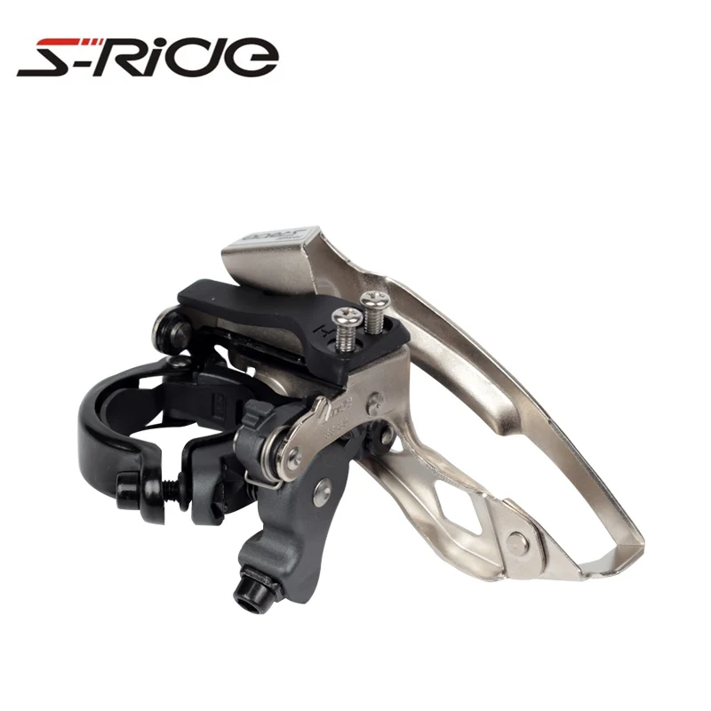 Grey S-Ride FD-M400 3x10 скоростной передний переключатель для горного велосипеда 31,8/34,9 мм Запчасти для велосипеда MTB Трансмиссия совместима с SHIMANO - Цвет: Grey