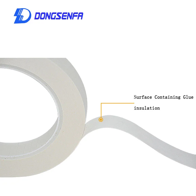 DONGSENFA арамидная бумага Nomex лента огнезащитная лента для литиевой батареи арамидная бумага электродвигатель трансформатора 50 м/рулон