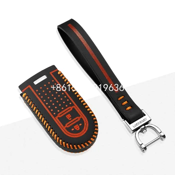 

leather key cover for toyota rush 2019 Car Key bag case wallet holder